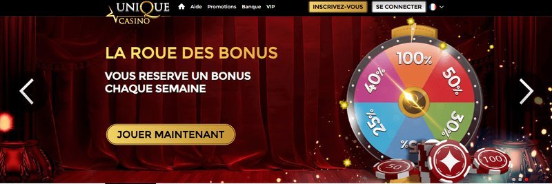 Présentation de win unique casino app