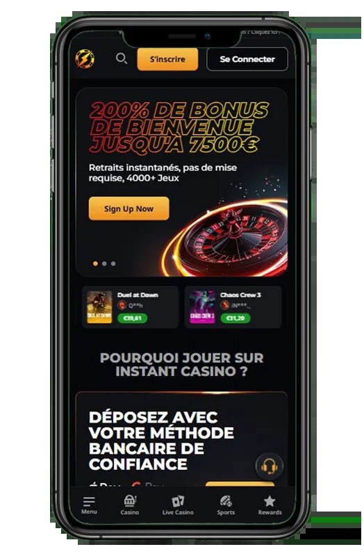 Explorez instant casino en ligne