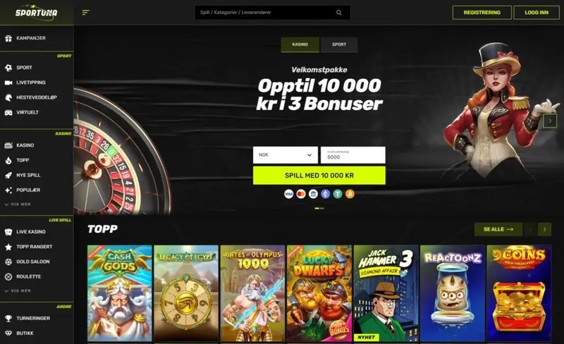 Sportuna, sportuna casino login